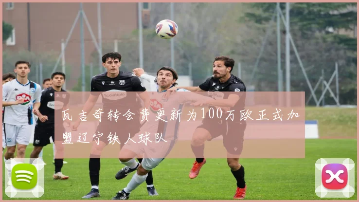 瓦吉奇转会费更新为100万欧正式加盟辽宁铁人球队