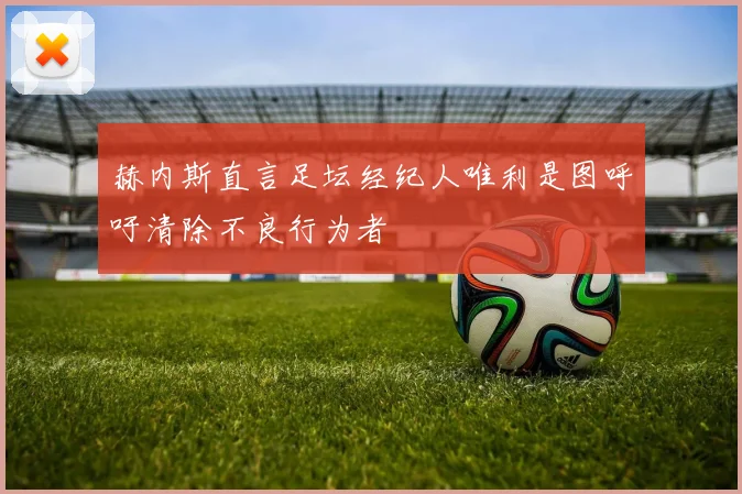 赫内斯直言足坛经纪人唯利是图呼吁清除不良行为者